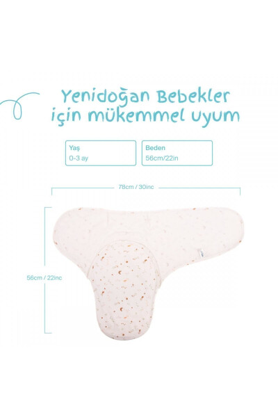 0 - 3 AY Desenli Kundak %100 Pamuk - YENİ - 2