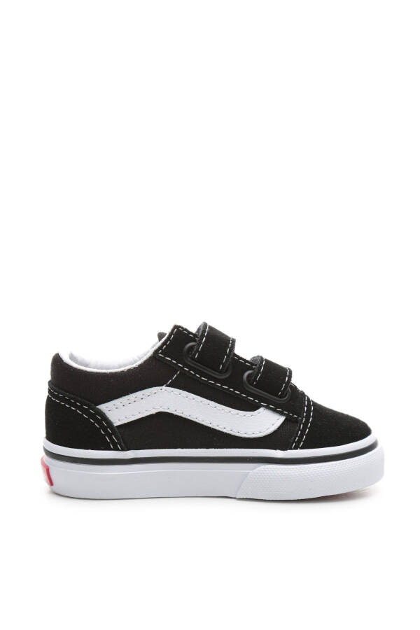 000D3YBLK1-R Vans Old Skool V Baby Casual Shoes Black - 10