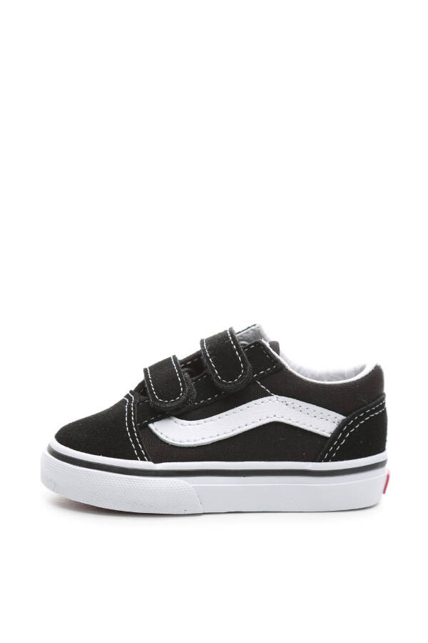 000D3YBLK1-R Vans Old Skool V Chaqaloqlar uchun kundalik poyabzallar Qora - 7