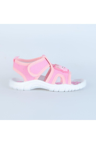 00205 Pink Velcro Girls Sandals - 1