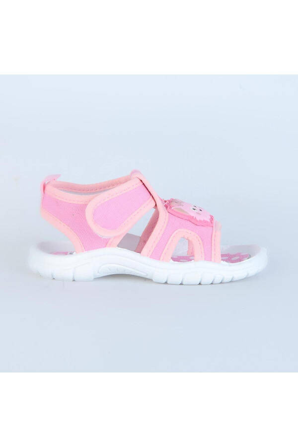 00205 Pink Velcro Girls Sandals - 1