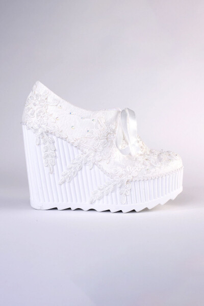 1-94377 Sport Wedge Heel Bridal Shoes - 2