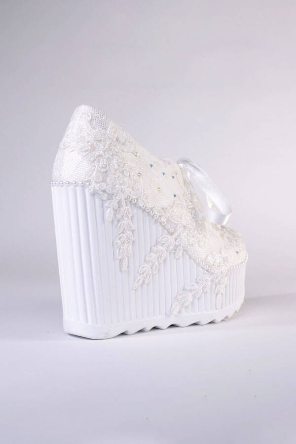 1-94377 Sport Wedge Heel Bridal Shoes - 4