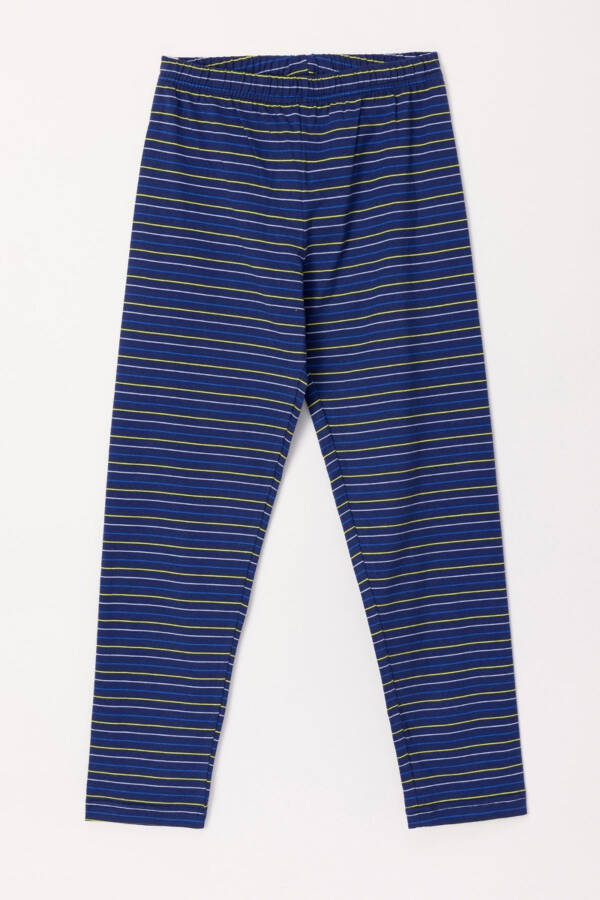 10-16 Yaş Erkek Çocuk Pijama-Pls - 875-Mavi - 32