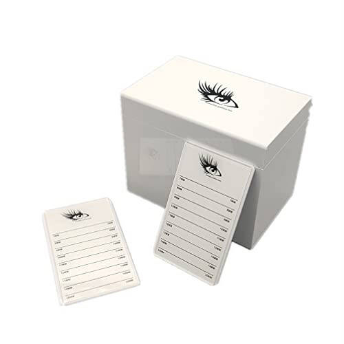 10 Layers Acrylic Eyelash Storage Box, Makeup Organizer False Eyelashes Glue Pallet Holder Grafting Extension Close-Packed Display - 4