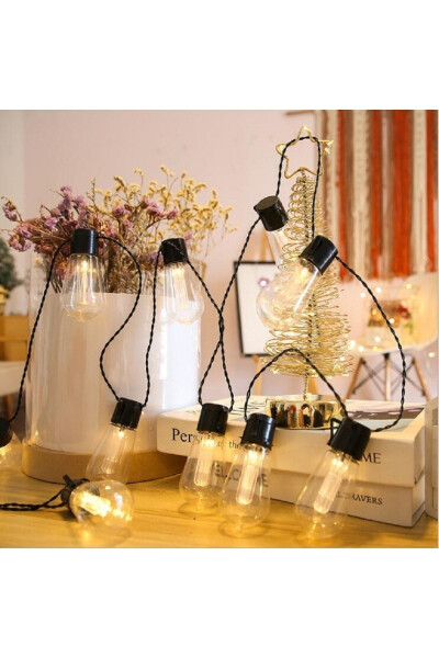 10 LED 4.5 M Fairy String Lights Battery Powered Garden Decor Lighting Birthday Wedding Christmas Party LED Decorative - 7