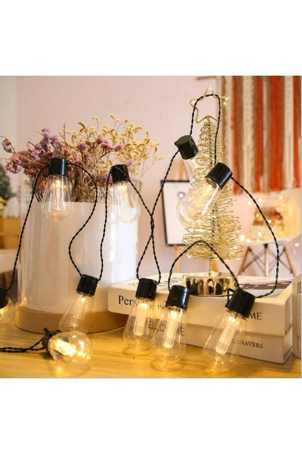 10 LED 4.5 M Fairy String Lights Battery Powered Garden Decor Lighting Birthday Wedding Christmas Party LED Decorative - 7