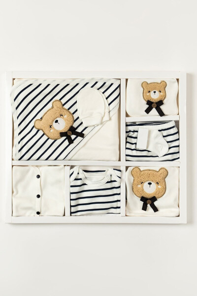 10-Piece Boxed Boy - Newborn Clothes Cotton Bear 11-Piece Hospital Discharge Sets Süzene Nak - 17