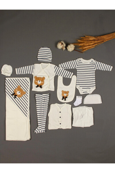 10-Piece Boxed Boy - Newborn Clothes Cotton Bear 11-Piece Hospital Discharge Sets Süzene Nak - 1