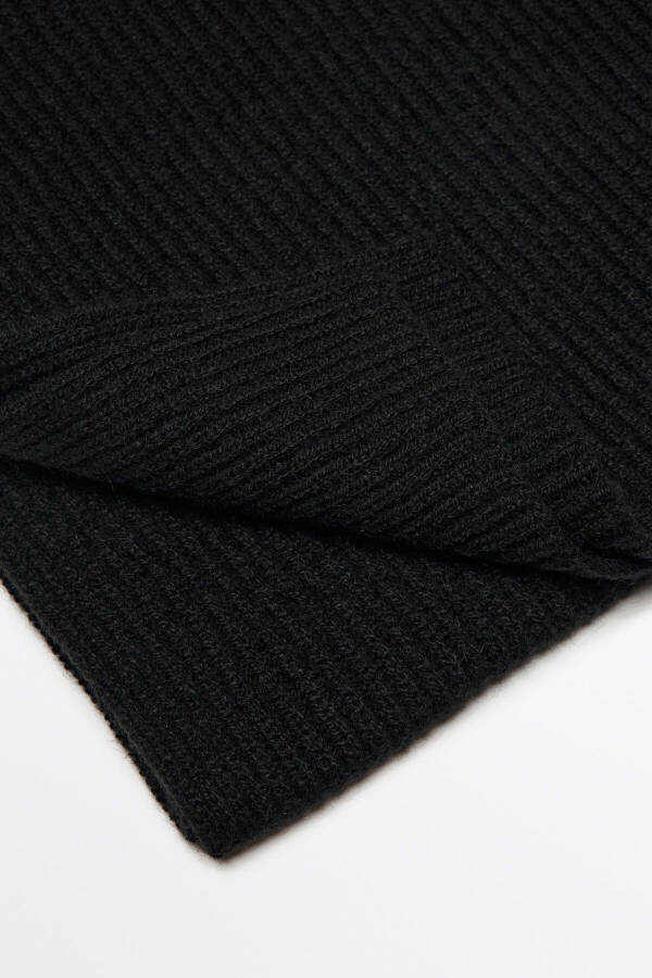 100% cashmere knitted scarf - 3