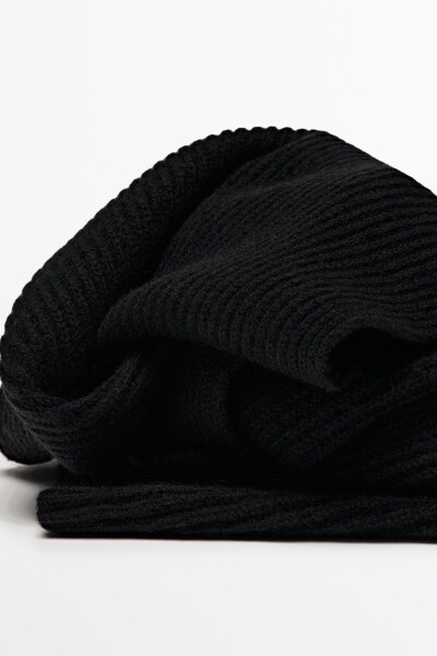 100% cashmere knitted scarf - 5