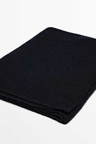 100% cashmere knitted scarf - 2