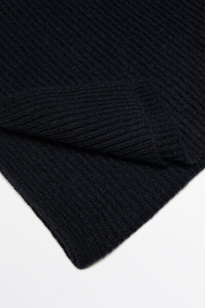 100% cashmere knitted scarf - 3