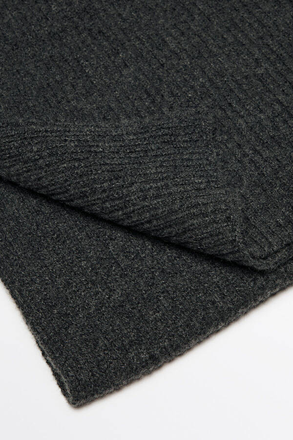 100% cashmere knitted scarf - 3