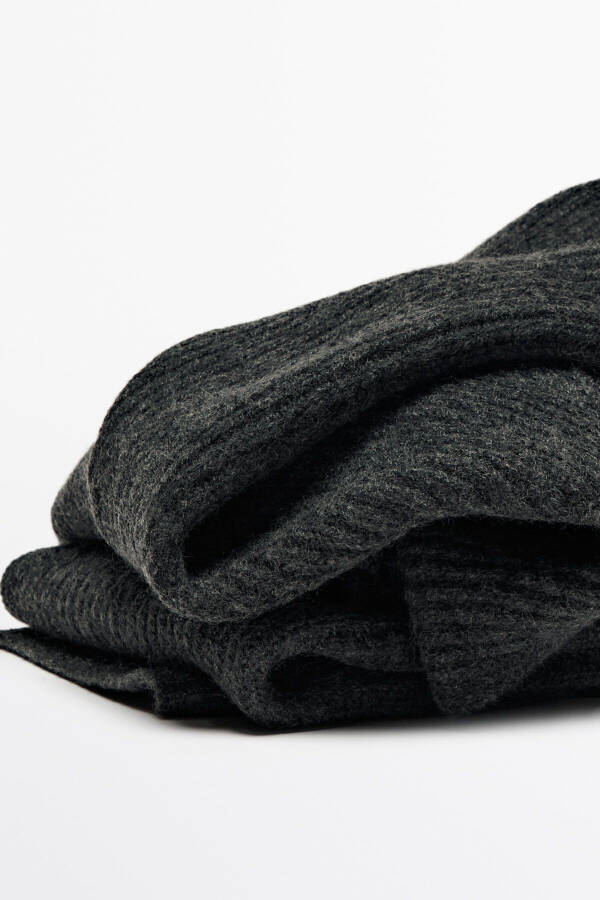 100% cashmere knitted scarf - 5