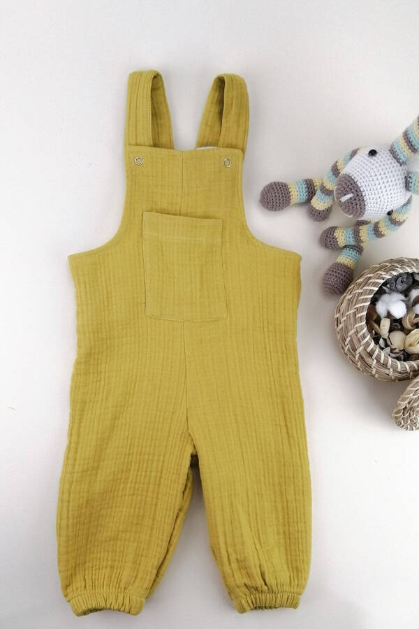 100% Cotton 4 Layer Muslin Baby / Kids Sleeveless Romper Oeko-tex Certified - 1