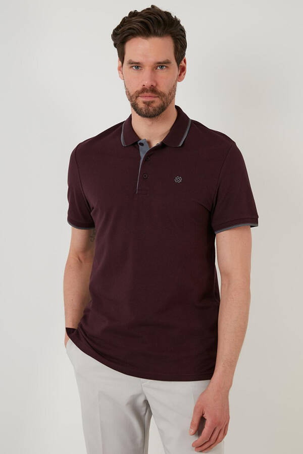 100% Cotton Buttoned Regular Fit Polo Shirt 5902118 - 6