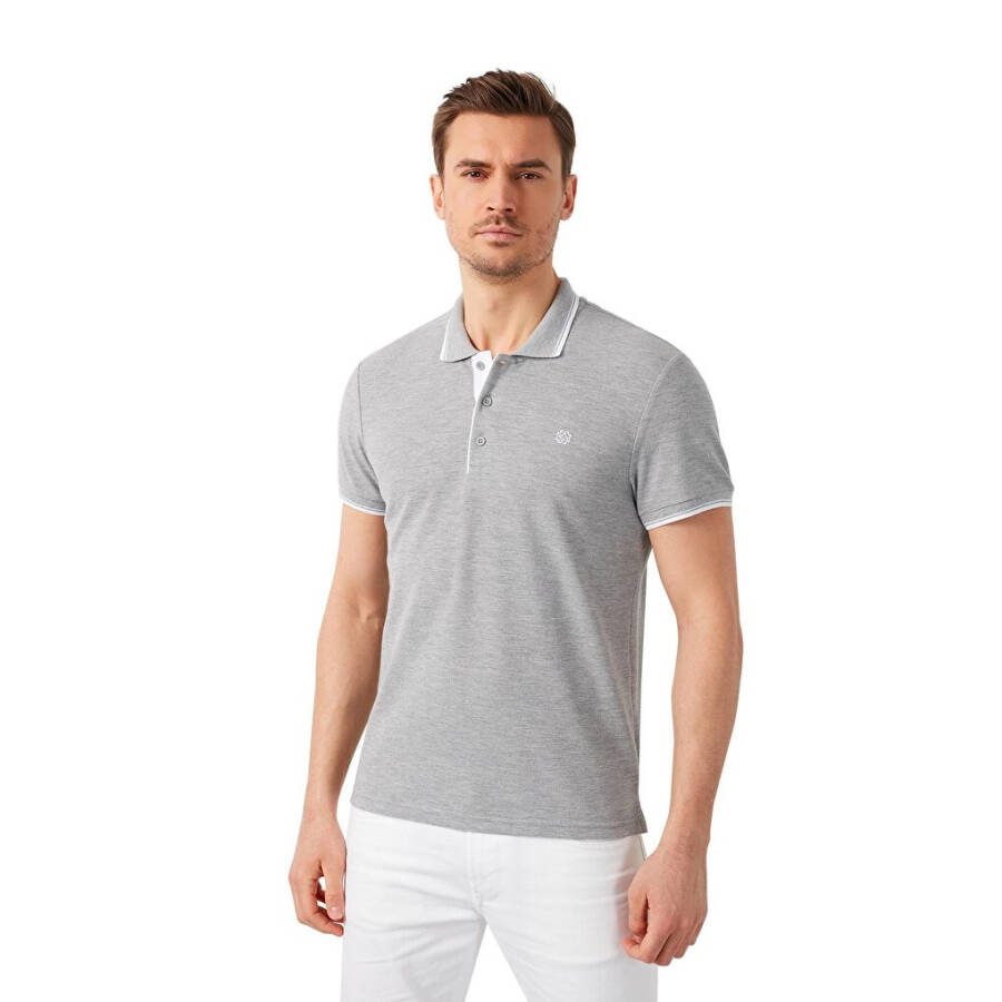 100% Cotton Buttoned Regular Fit Polo T Shirt 5902118 - 4