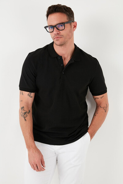 100% Cotton Buttoned Regular Fit Polo T Shirt 5902127 - 8