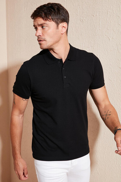 100% Cotton Buttoned Regular Fit Polo T Shirt 5902127 - 10