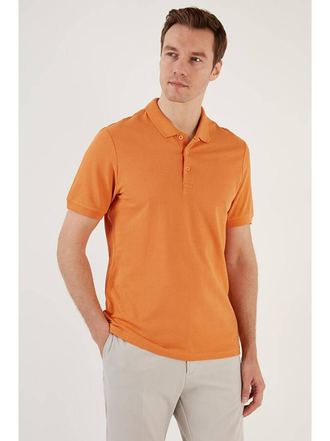 100% Cotton Buttoned Regular Fit Polo T Shirt 5902127 - 2