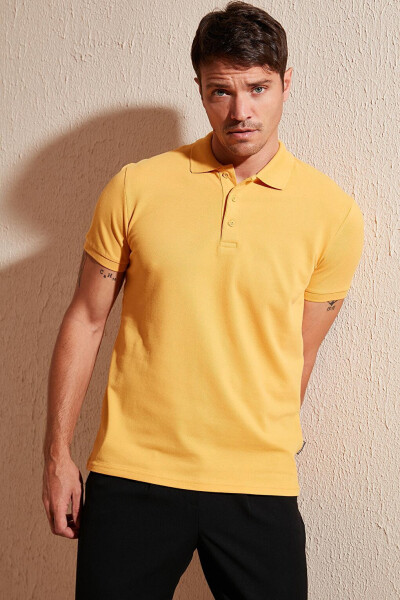 100% Cotton Buttoned Regular Fit Polo T Shirt 5902127 - 8