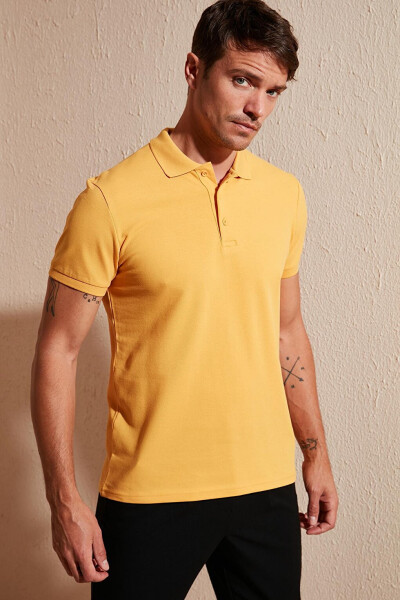 100% Cotton Buttoned Regular Fit Polo T Shirt 5902127 - 9