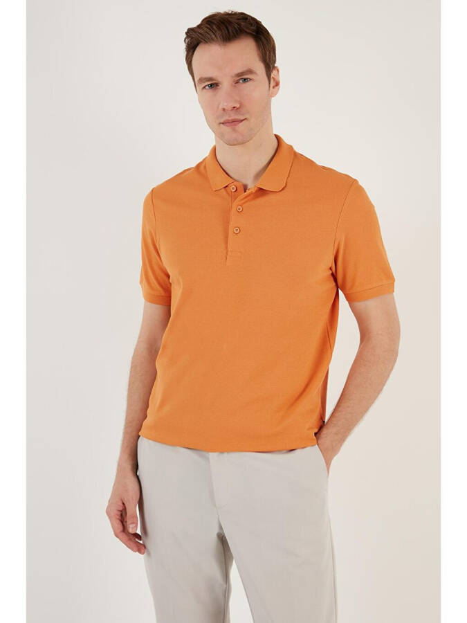 100% Cotton Buttoned Regular Fit Polo T Shirt 5902127 - 4