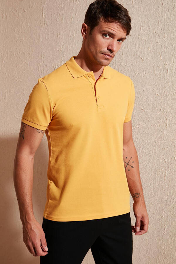 100% Cotton Buttoned Regular Fit Polo T Shirt 5902127 - 11