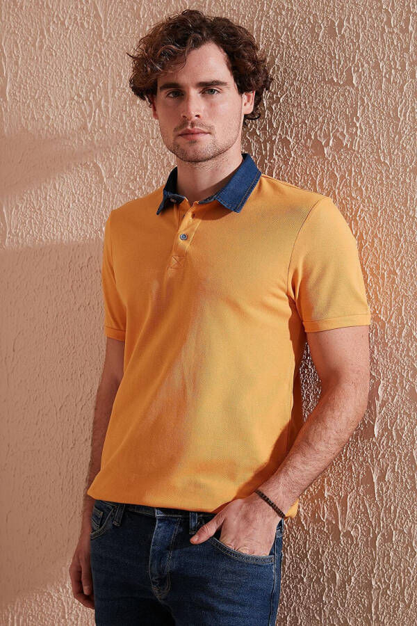 100% Cotton Buttoned Regular Fit Polo T Shirt 5902134 - 1