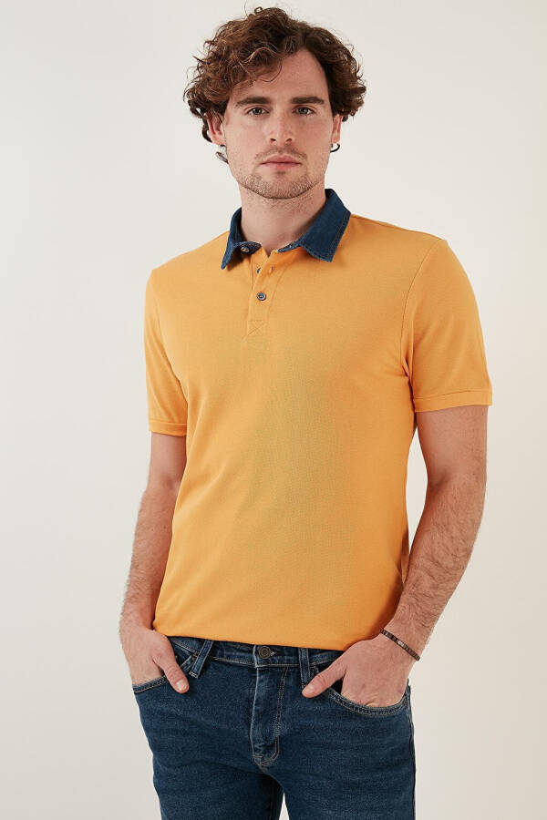 100% Cotton Buttoned Regular Fit Polo T Shirt 5902134 - 2