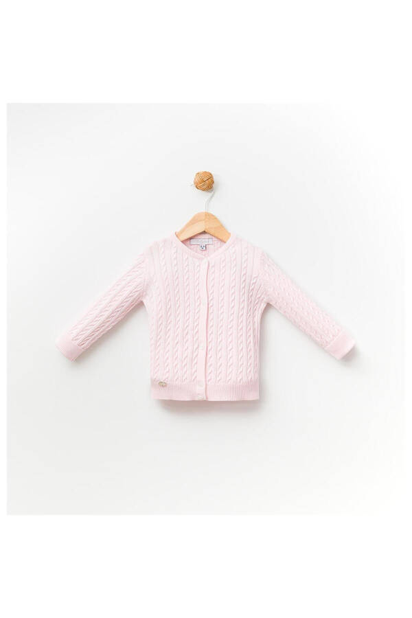 100% Cotton Knit Baby Girl Cardigan 13721 - 1