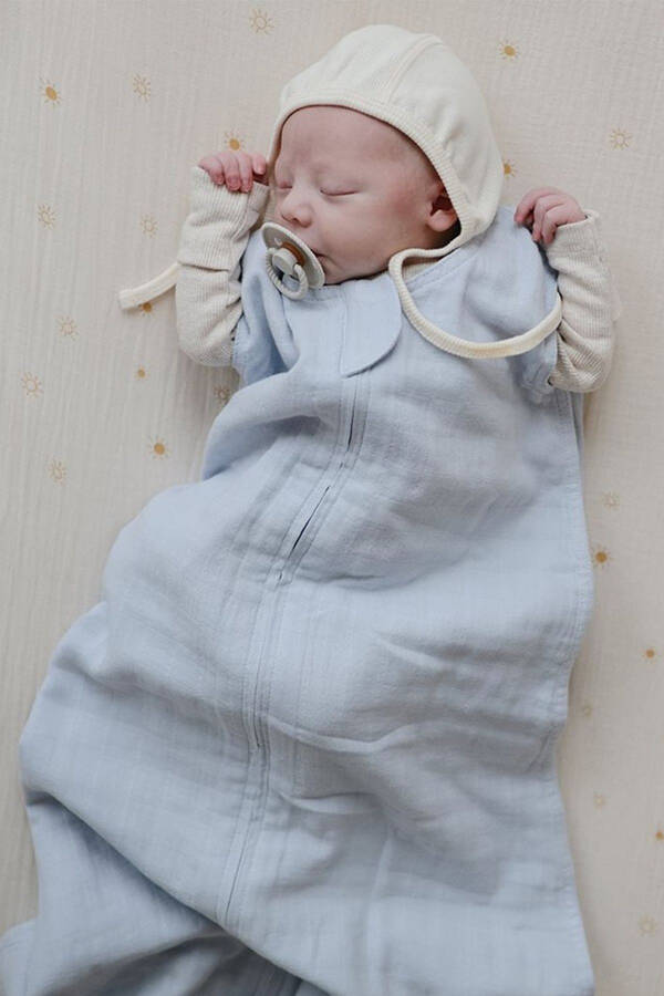 100% Cotton Newborn Baby Summer Swaddle Sleeping Bag - 11