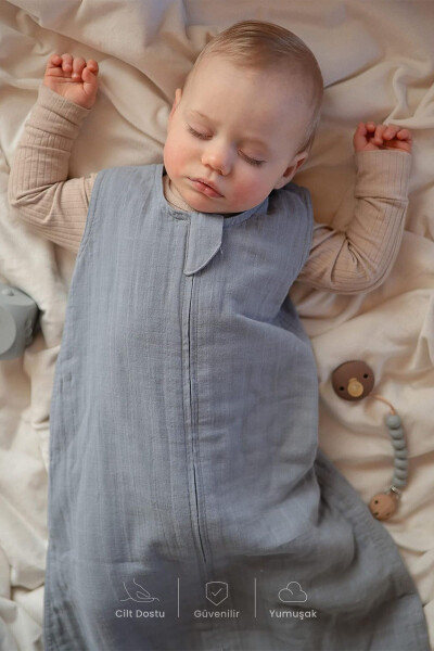 100% Cotton Newborn Baby Summer Swaddle Sleepsuit - 3