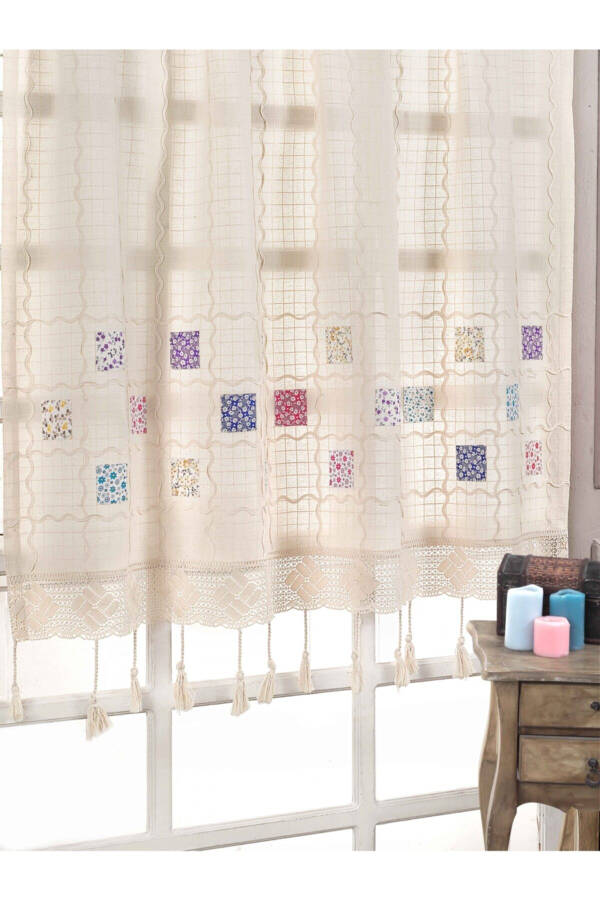 100% Cotton Patchwork Buldan Curtain - 1