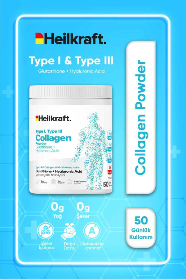 100% Hydrolyzed Collagen, Glutathione, Hyaluronic Acid and 15 Amino Acid Food Supplement 50 Days - 11