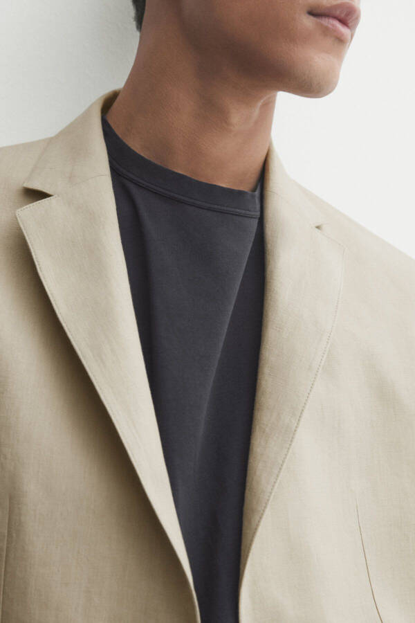 100% Linen Classic Blazer - 4