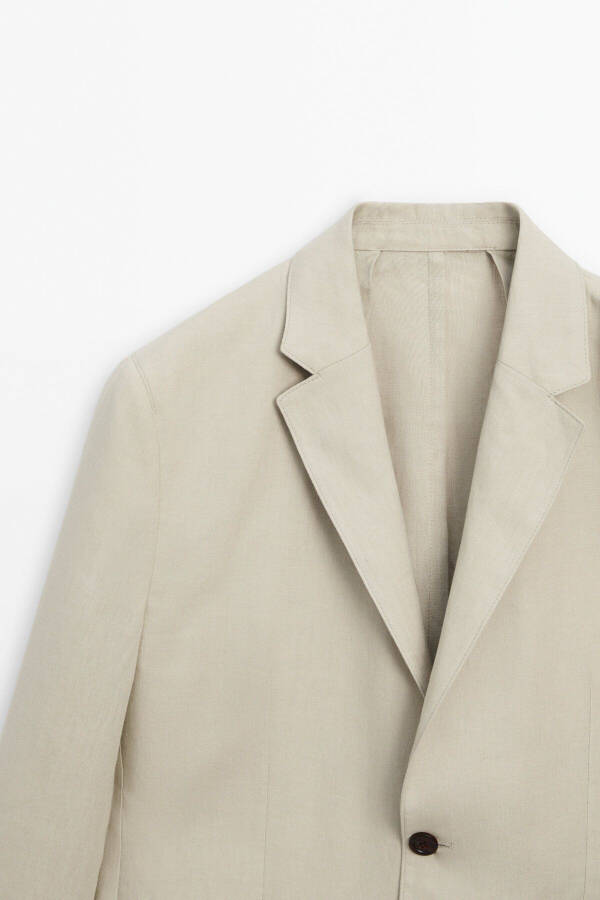 100% Linen Classic Blazer - 6