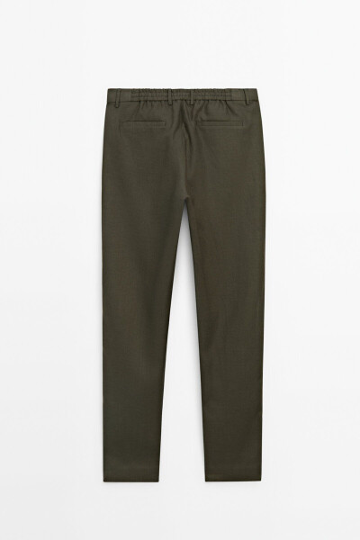 100% linen jogger pants - 7