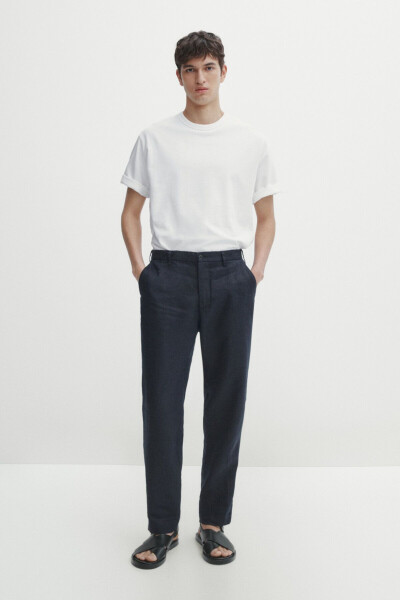 100% linen pants - 1