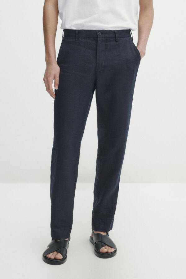 100% linen pants - 2