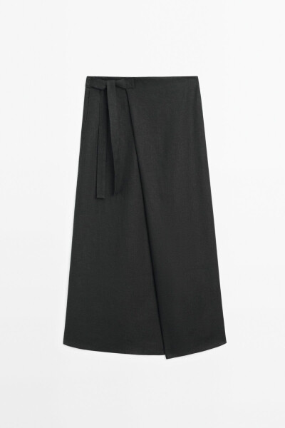 100% linen pareo skirt - 5