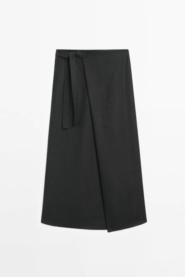 100% linen pareo skirt - 5