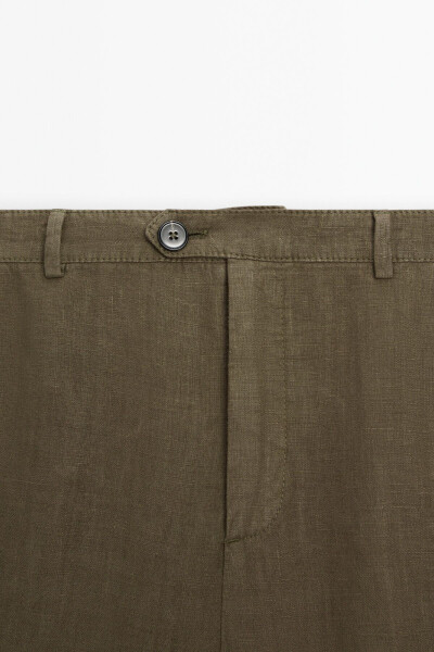 100% linen Spanish wide-leg pants - 7