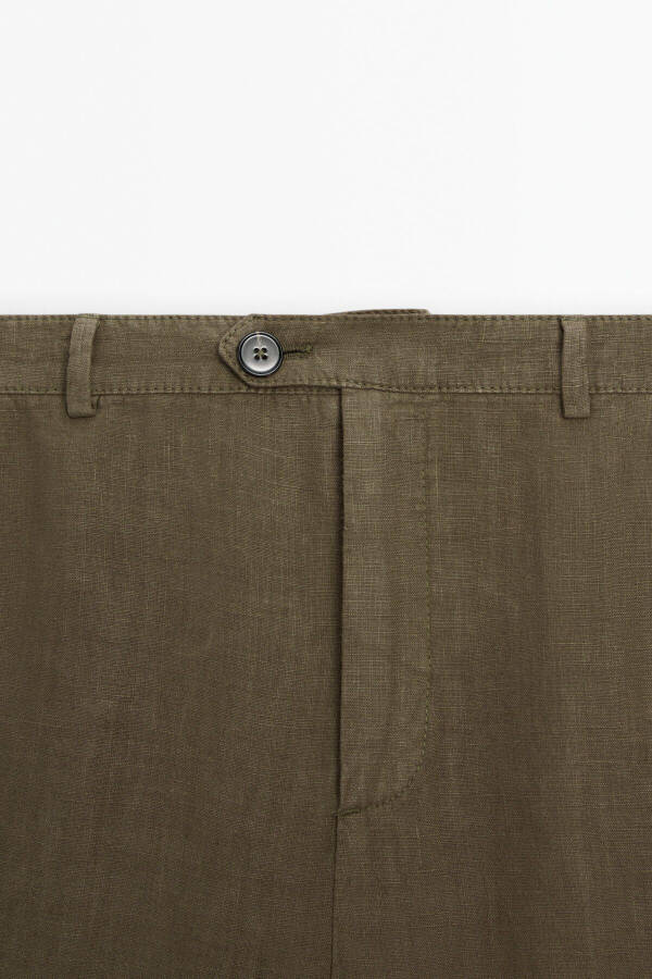 100% linen Spanish wide-leg pants - 7