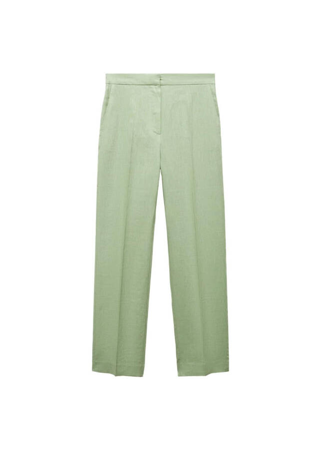 100% Linen Straight Leg Pants - 5