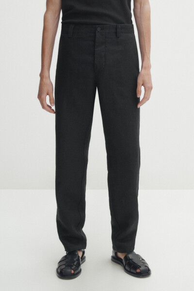 100% linen trousers - 2