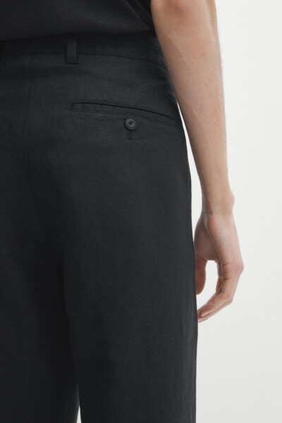 100% linen trousers - 4