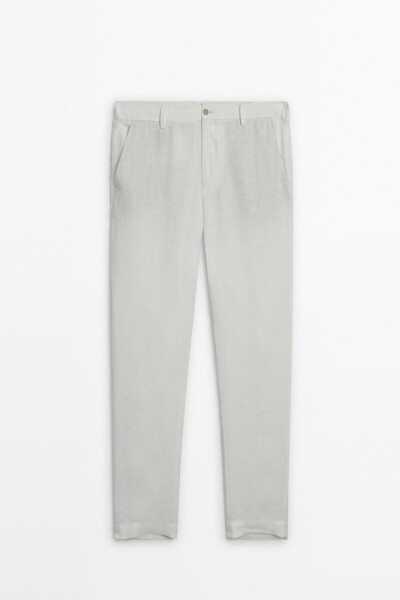 100% linen trousers - 5