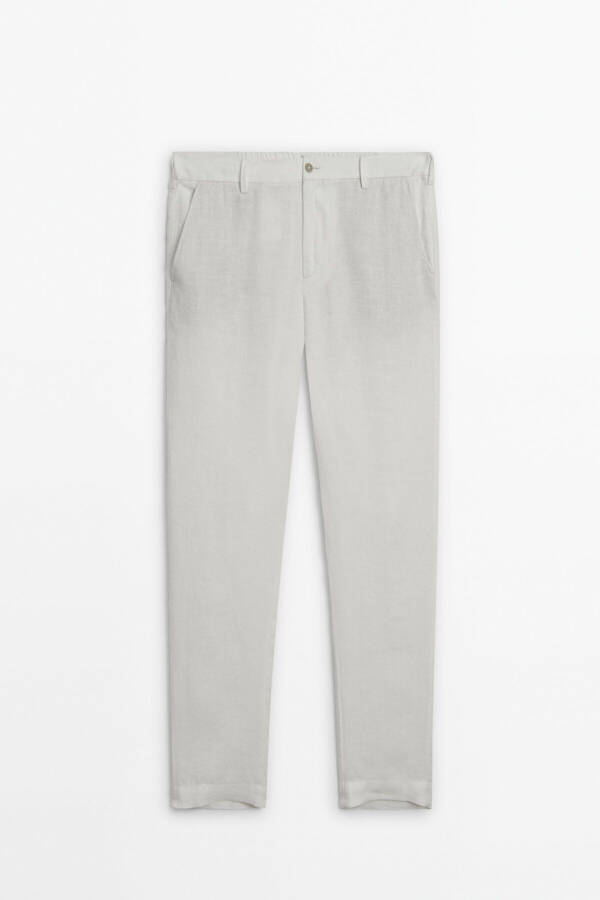 100% linen trousers - 5